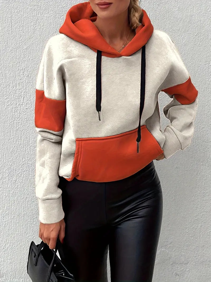 Lotte | Stijlvolle Colorblock Hoodie voor een Sportieve Look