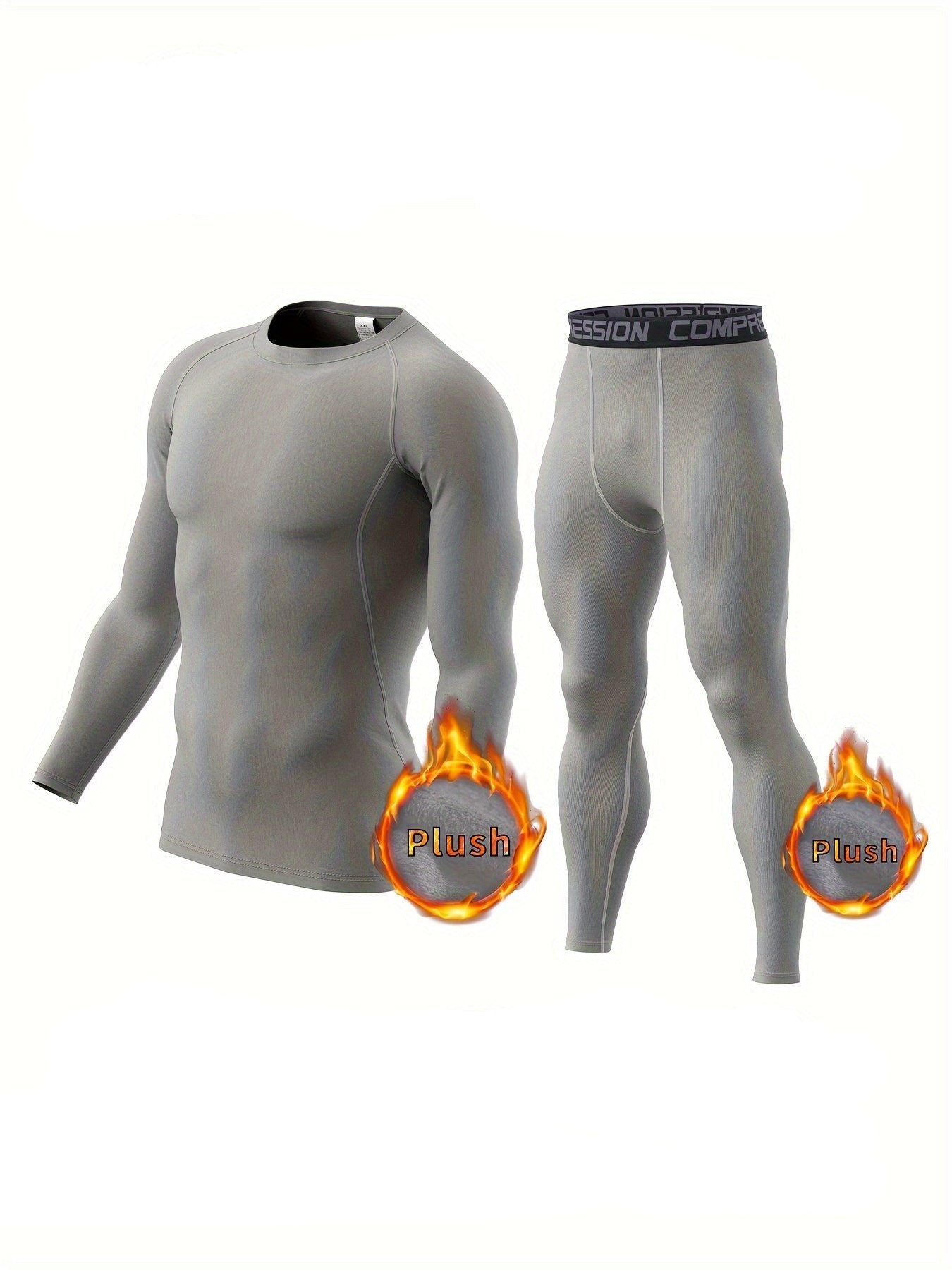 Bjorn | 2-Delige Set Thermische Compressiekleding Voor Heren – Warm & Ademend Voor Fitness en Buitensporten