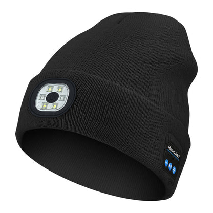 MultiBeanie | Multifunctionele LED en Bluetooth Warme Muts