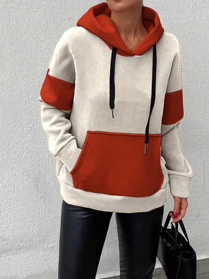 Lotte | Stijlvolle Colorblock Hoodie voor een Sportieve Look