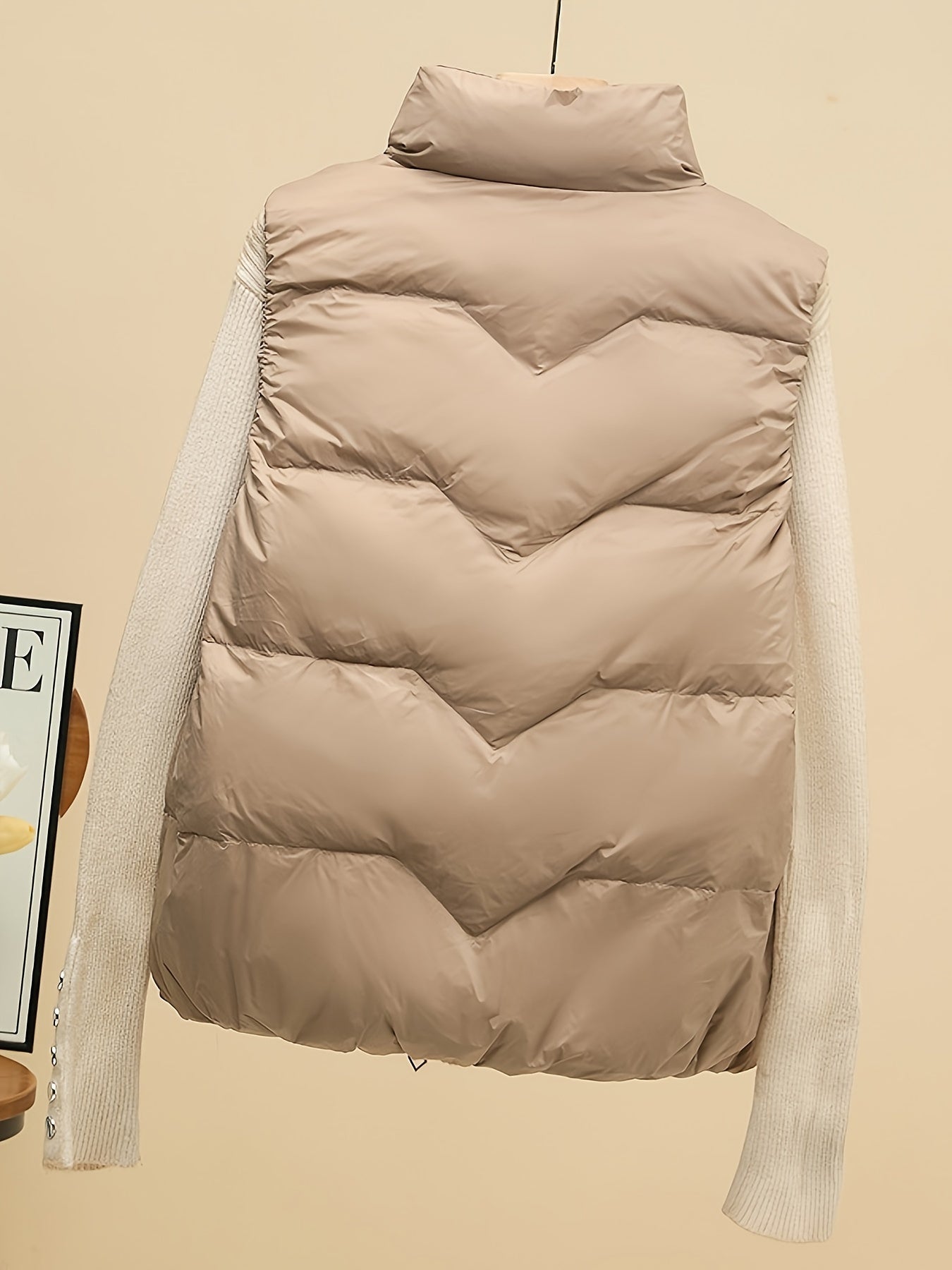 Lily | Solid Color Zipper Loose Vest Jacket