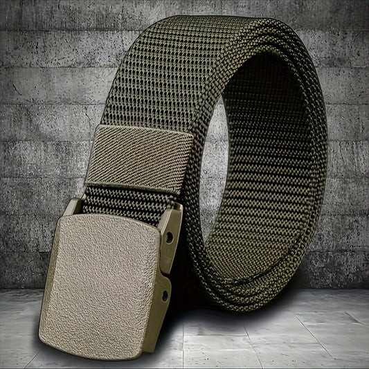 Lucas | Nylon Riem met Militaire Stijl voor Outdoor Avonturen