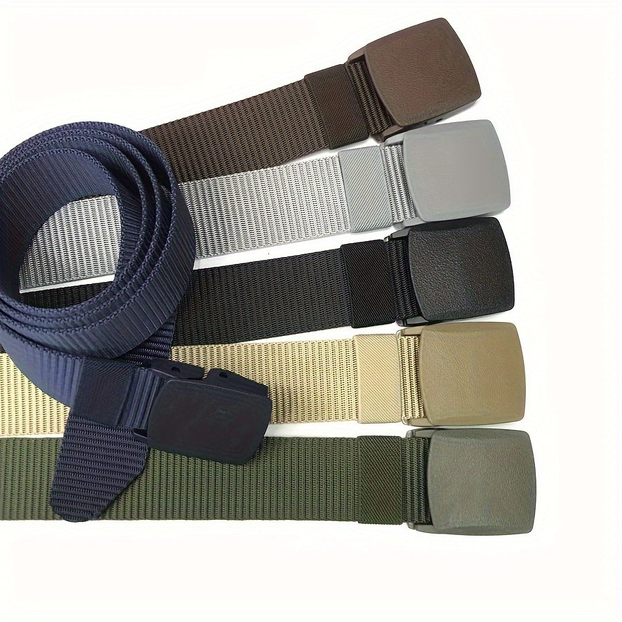 Lucas | Nylon Riem met Militaire Stijl voor Outdoor Avonturen