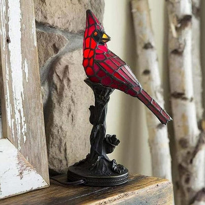 Künstlerische Cardinal Red Bird Tischlampe: Perfekt für jeden Raum