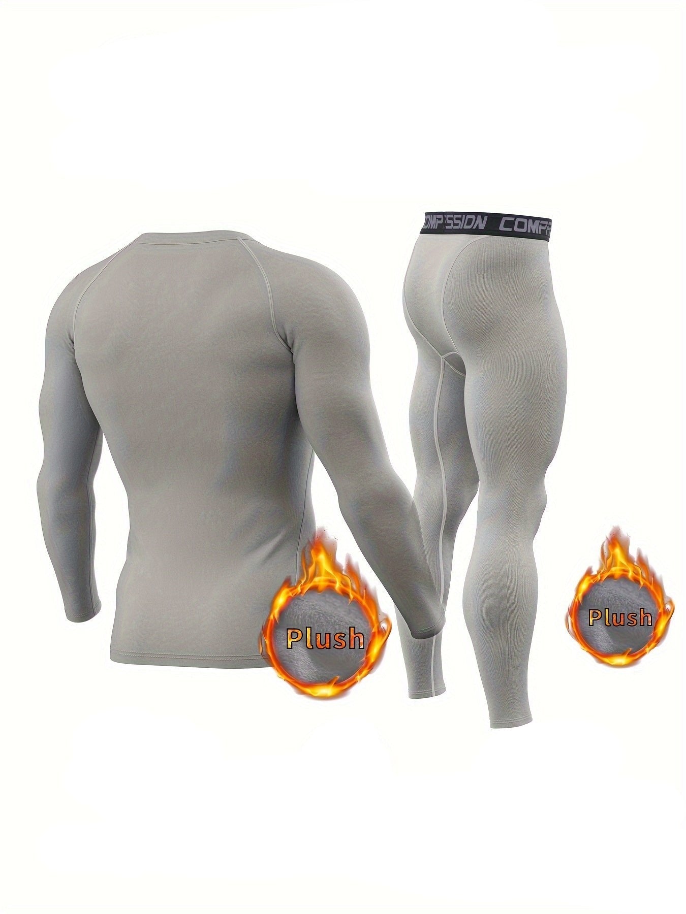 Bjorn | 2-Delige Set Thermische Compressiekleding Voor Heren – Warm & Ademend Voor Fitness en Buitensporten