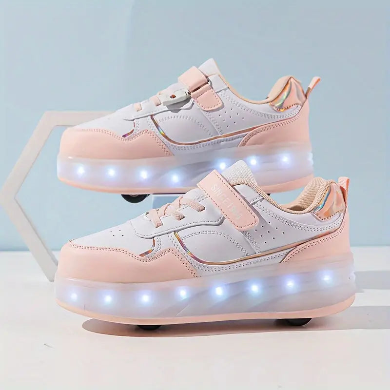 GlideGlow | Trendige Rollschuhe für stilvolle Abenteuer 