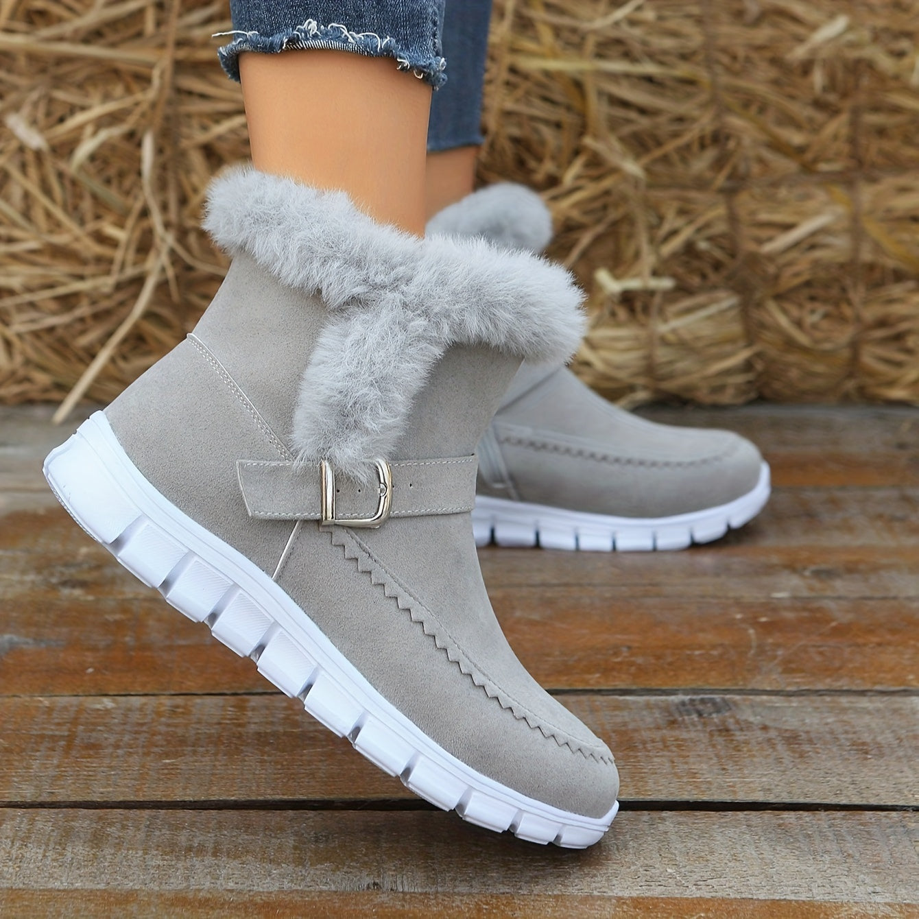 Lena | Warme, comfortabele snowboots met antislipzool voor dames