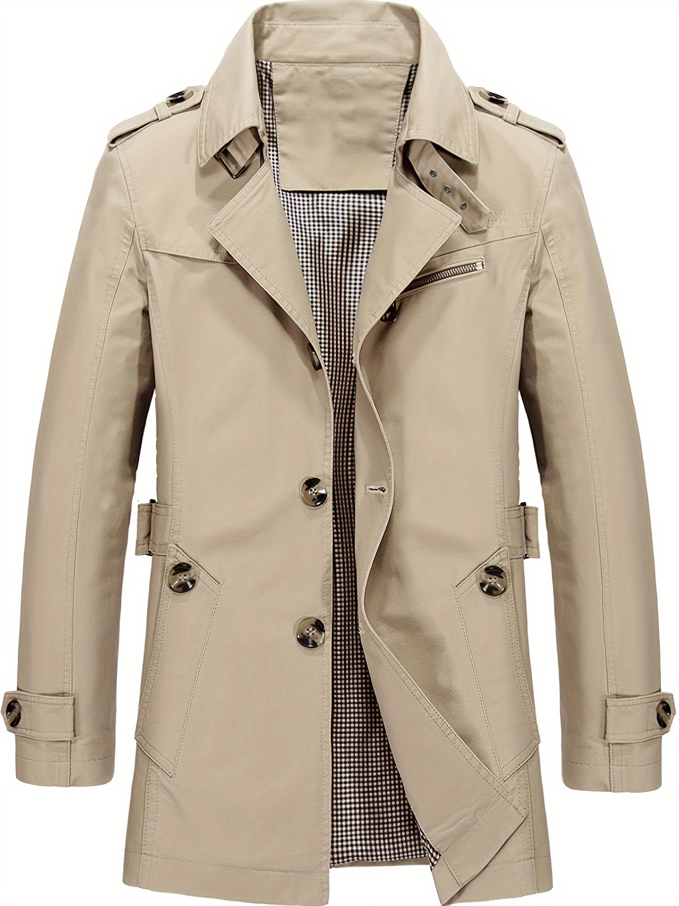 Alexander | Mid-Lange Trenchcoat voor Lente en Herfst