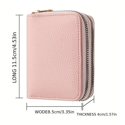 Lychee Patroon Kleine Portemonnee - Compact & Modern