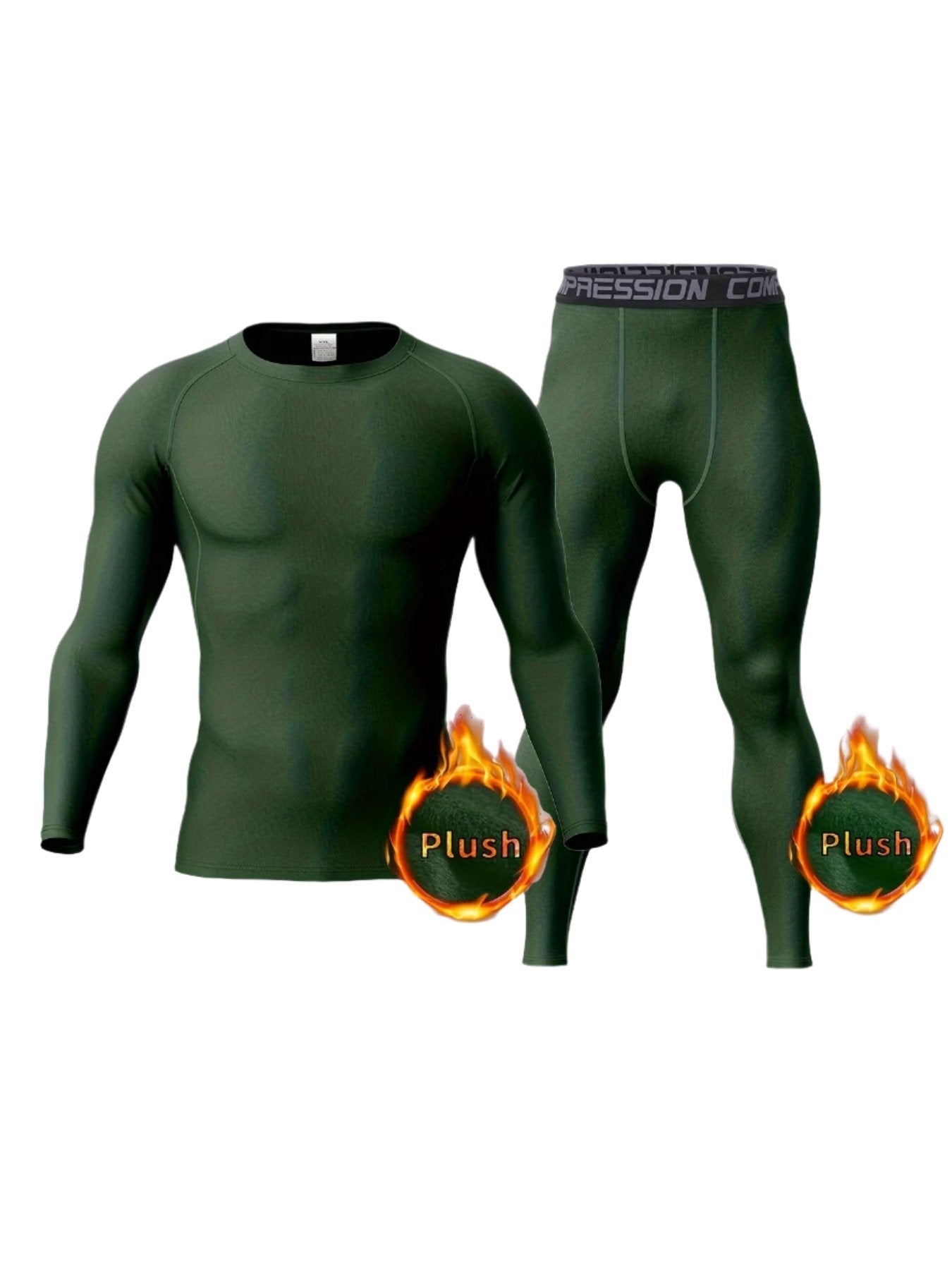 Bjorn | 2-Delige Set Thermische Compressiekleding Voor Heren – Warm & Ademend Voor Fitness en Buitensporten