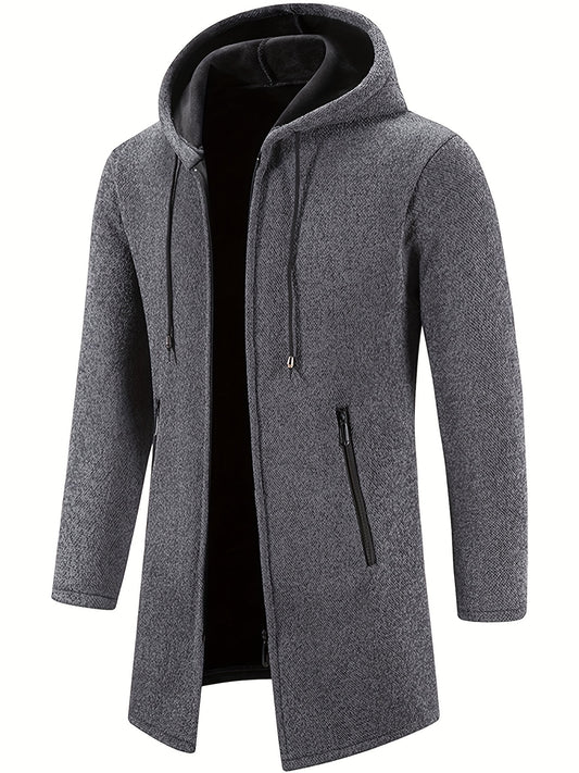 James | Warm Hooded Fleece Coat