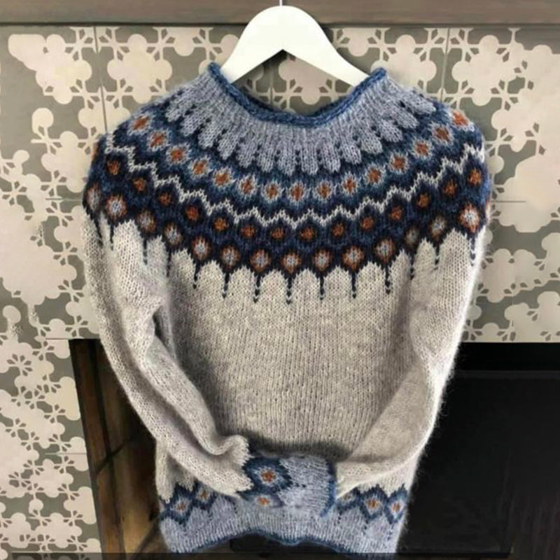 Fleur | Luxuriöser gestrickter Rollkragenpullover mit langen Ärmeln für einen stilvollen Herbst und Winter