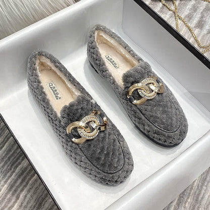 Crystalline Winter Loafers | Warm & Modieus