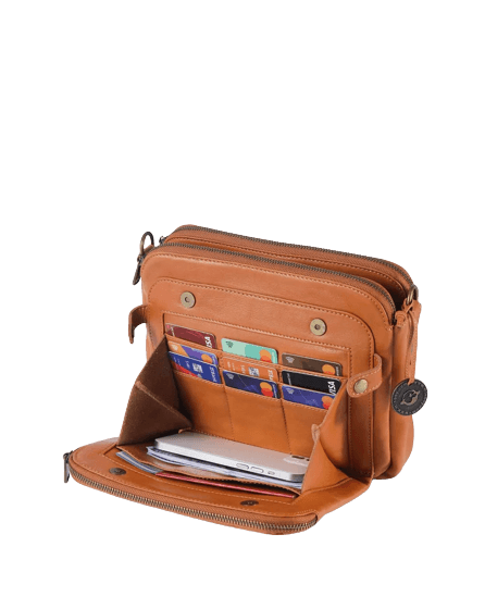 AgentBag™ | Leren crossbody schoudertassen - campor.nl