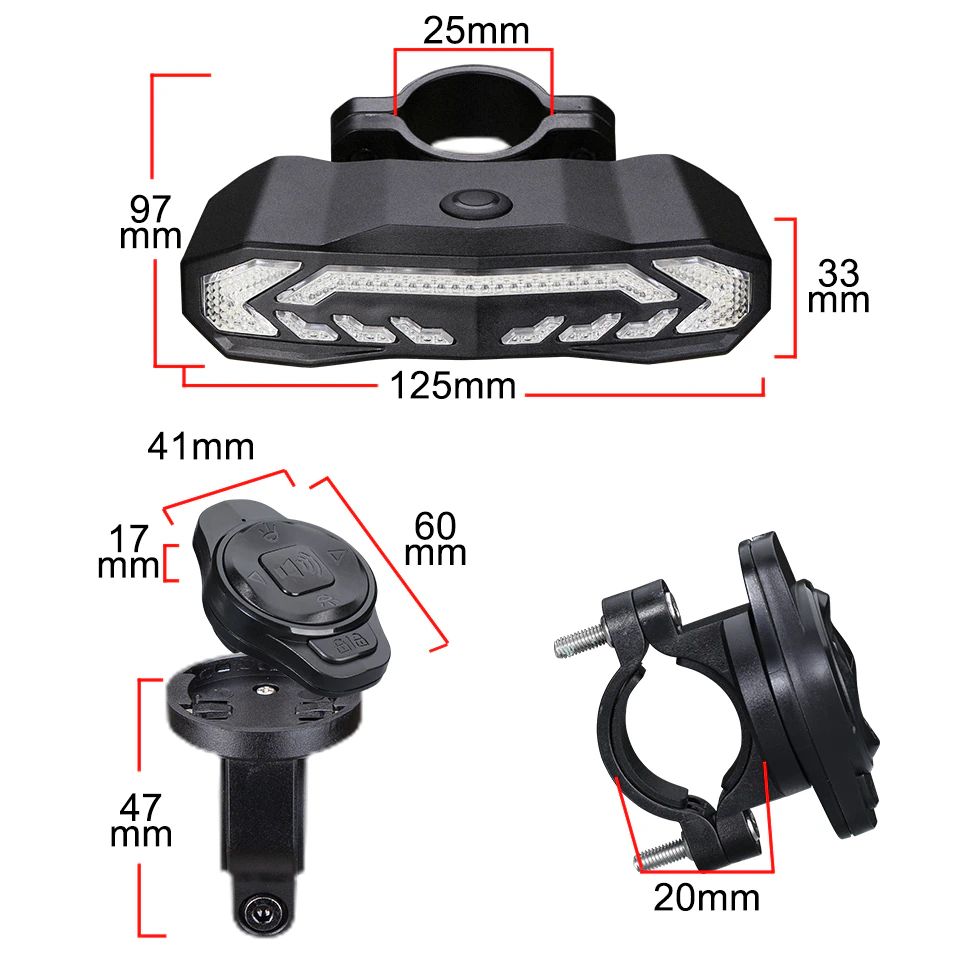 BikeSafe PRO | Draadloos fietsalarm & achterlicht in 1