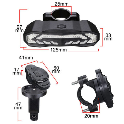 BikeSafe PRO | Draadloos fietsalarm & achterlicht in 1