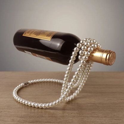 WinePearls | Zwevende Parelketting Luxe Wijnhouder