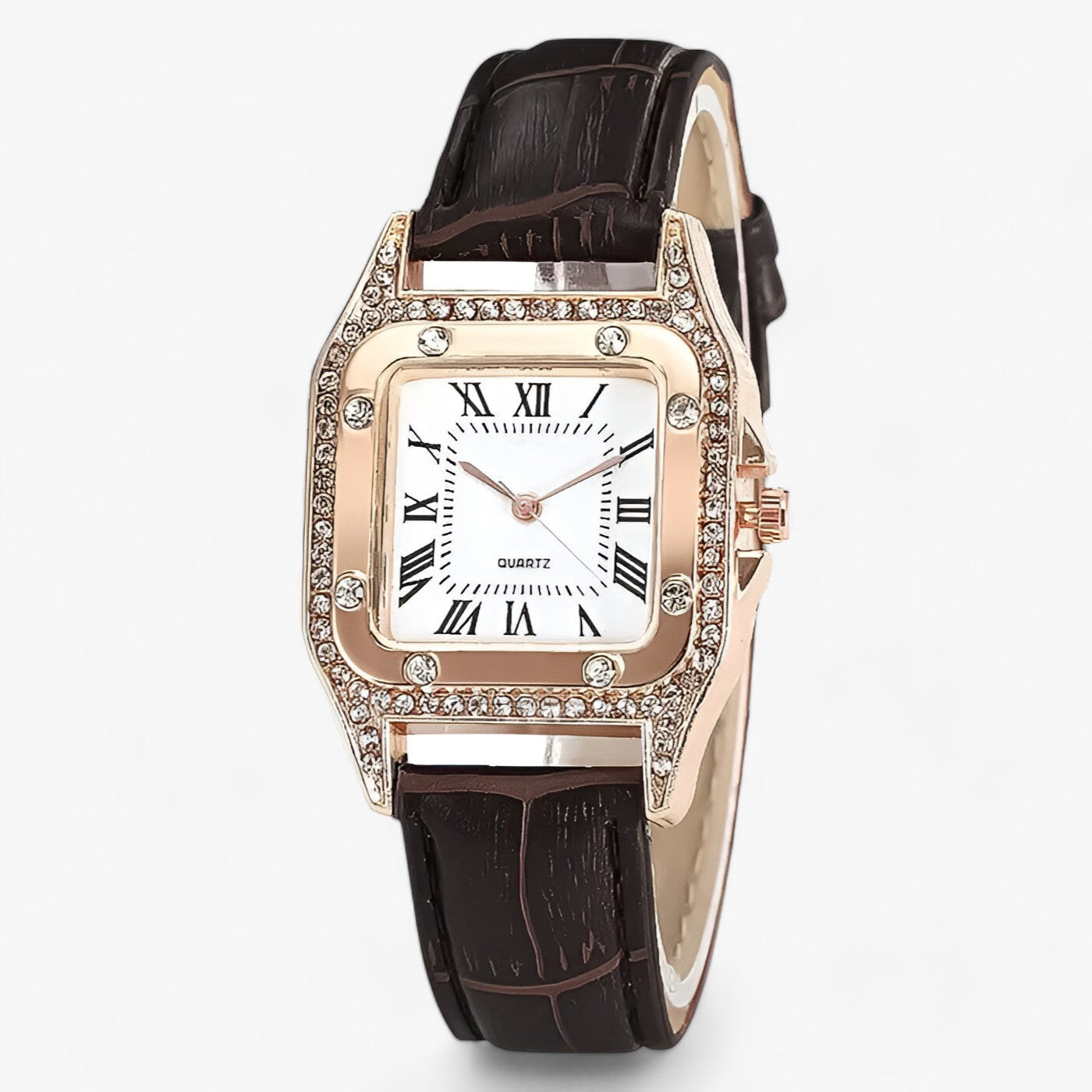 Isabel - Elegante Quartz-Lederhorloge – Uw Perfecte Metgezel voor Luxe en Stijl