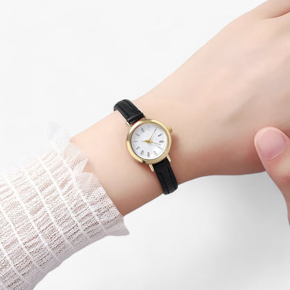 Nora - Elegante Miniatuurhorloge - Stijlvol Minimalisme voor Elke Dag