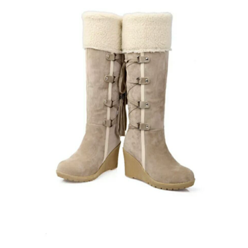 Warme Winterboots met sleehak | Stijlvolle winterlaarzen voor dames